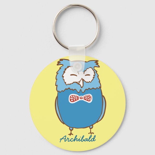 Archibald owl keychain (Front)