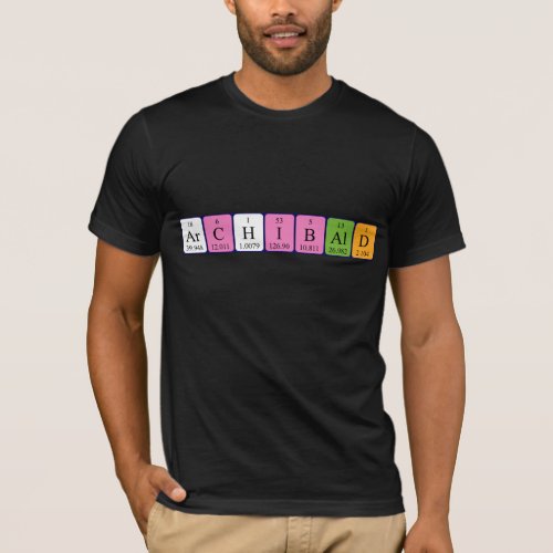Archibald periodic table name shirt