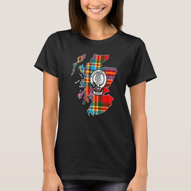 Archibald Scottish Surname Family Crest Tartan And T-Shirt (Front)