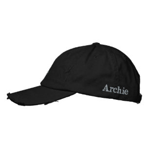"Archie" Mens Name Embroidered, Embroidered Baseball Cap