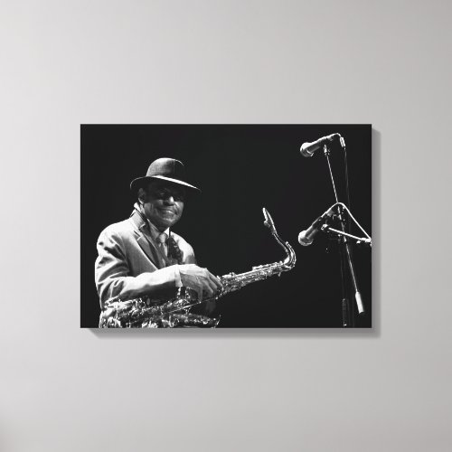 Archie Shepp 1 by P Baud Banlieues Bleues 2010 C Canvas Print