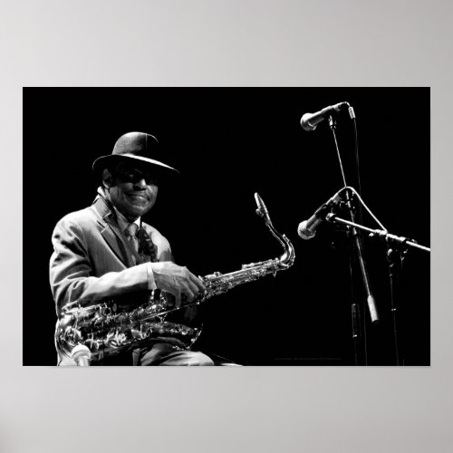 Archie Shepp 1 by P Baud Banlieues Bleues 2010 P2 Poster