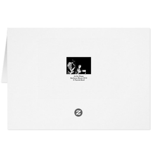 Archie Shepp 3 Banlieues Bleues 2010 P Baud card (Back Horizontal)