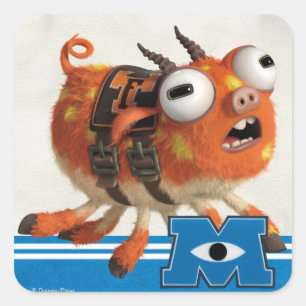 Archie the Pig Square Sticker