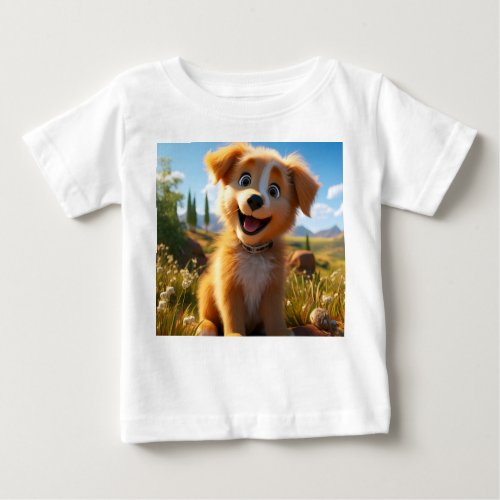 Archie _ Yellow Lab Retriever Puppy Baby T_Shirt