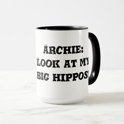 ARCHIES HIPPOS MUG