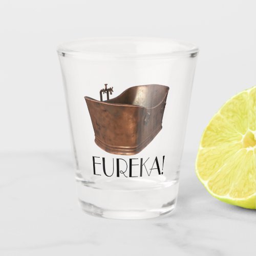 Archimedes Bathtub Shot Glass