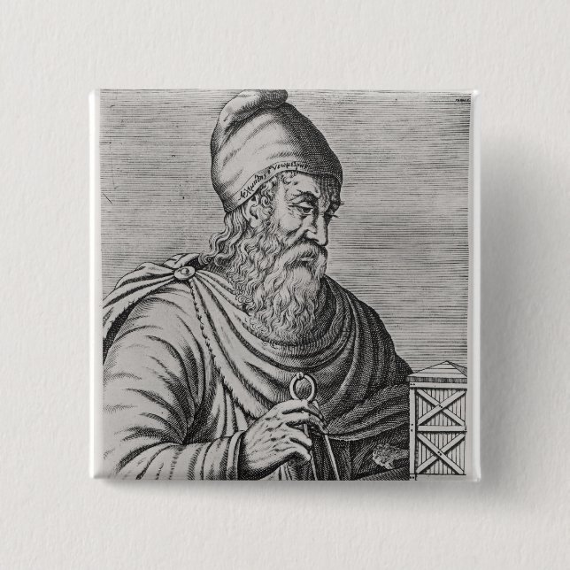Archimedes Pinback Button (Front)