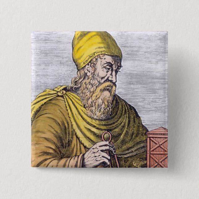 Archimedes Pinback Button (Front)