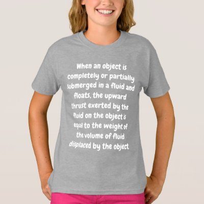 Archimedes Principle T-Shirt