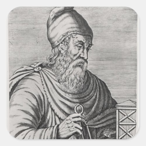 Archimedes Square Sticker