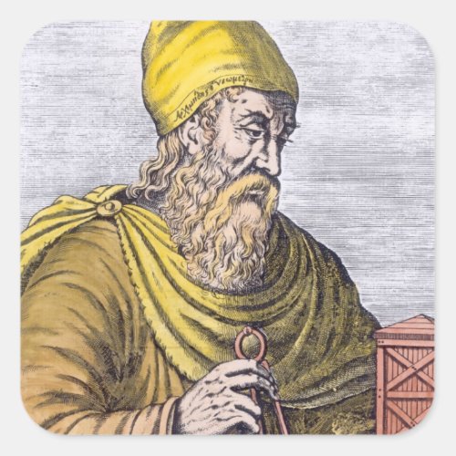 Archimedes Square Sticker