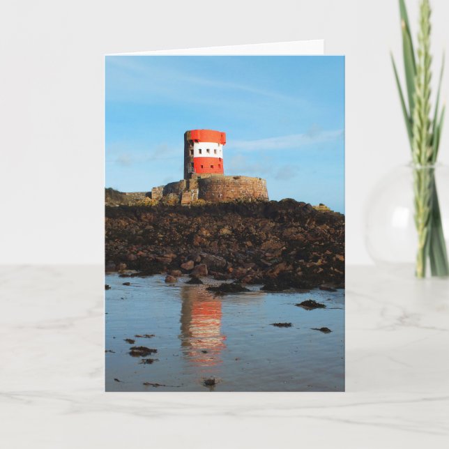 Archirondel Tower, Jersey Holiday Card (Front)
