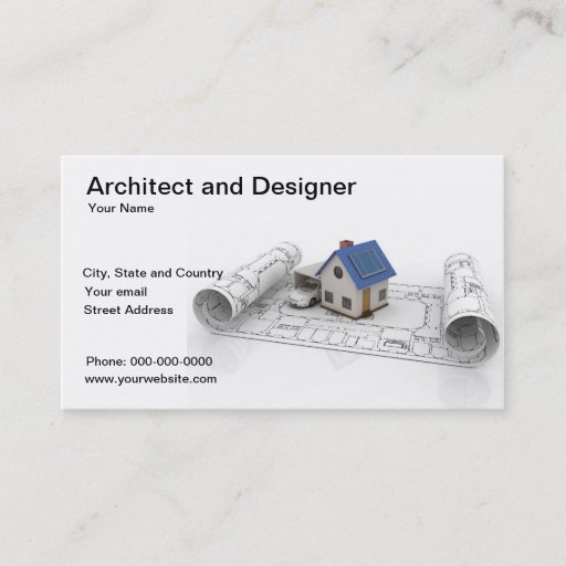 Customizable Architect and designer business card