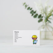 Architect Boy Business Card (Standing Front)