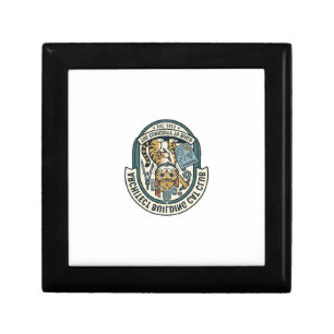 Architect Building Cat Cat Graphic Tee Art - Archi Gift Box