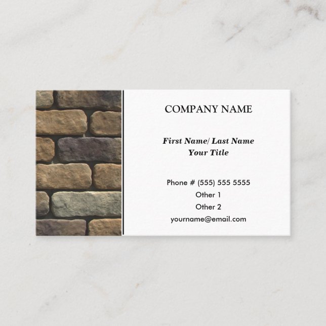 Architect Business Card (Front)