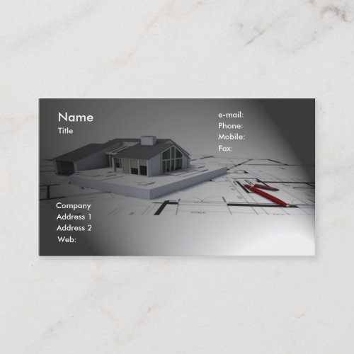 Architect Business Card