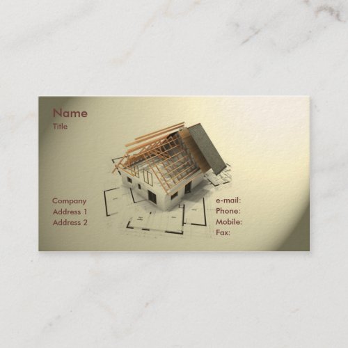 Architect Business Card
