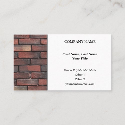 Architect Business Card