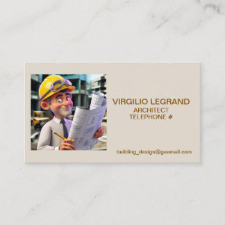 " ARCHITECT "  BUSINESS CARD