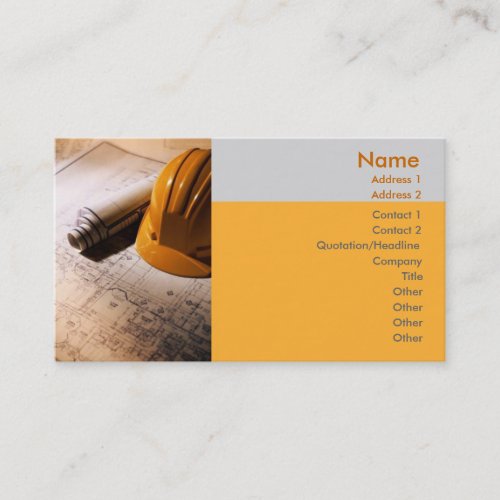 Architect Business Card