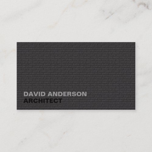 Architect - Business Cards
