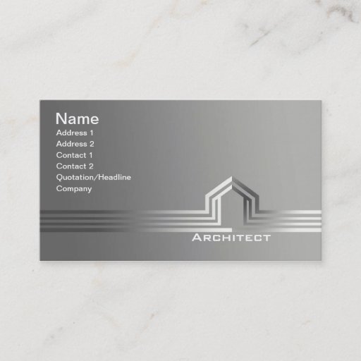 Customizable Architect Business Cards