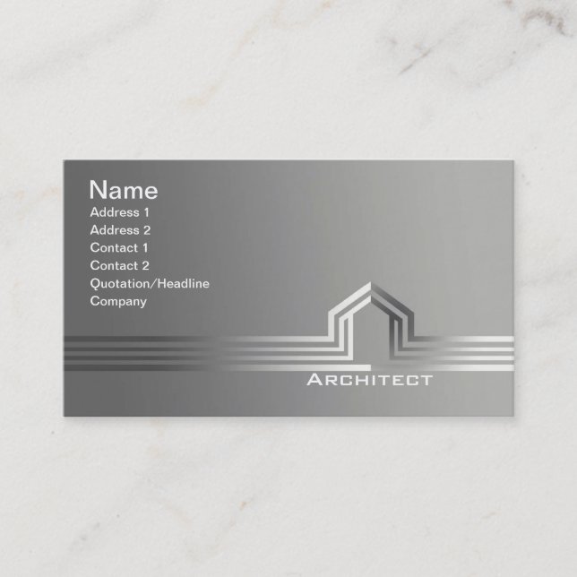 Architect Business Cards (Front)