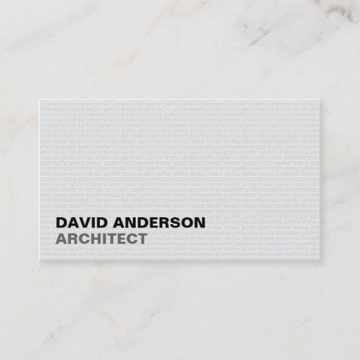 Customizable Architect - Business Cards