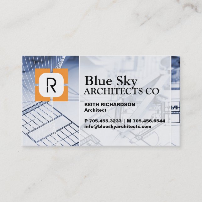 ARCHITECT COMPANY BUSINESS CARD (Front)