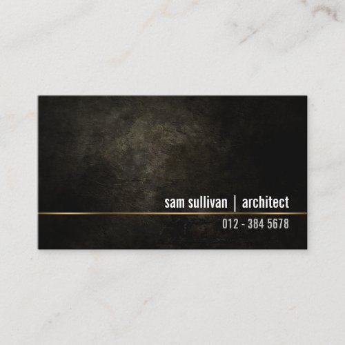 Architect Construction Contractor Business Card