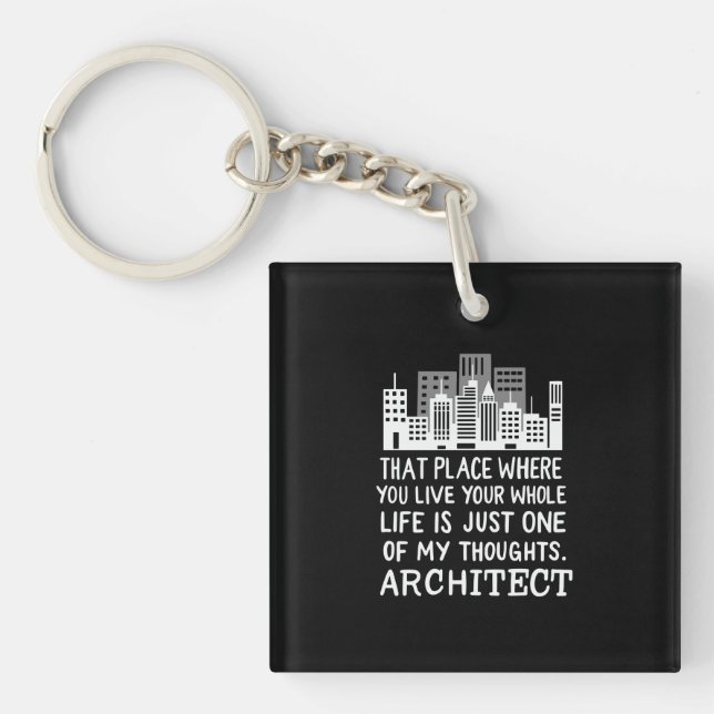 Architect Definition Keychain (Front)