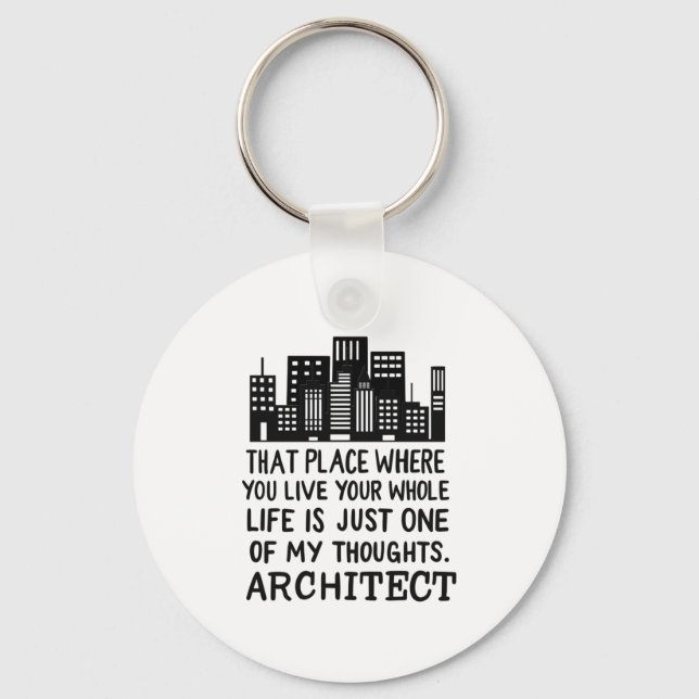 Architect Definition Keychain (Front)