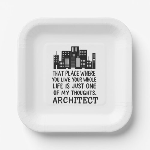 Architect Definition Paper Plates