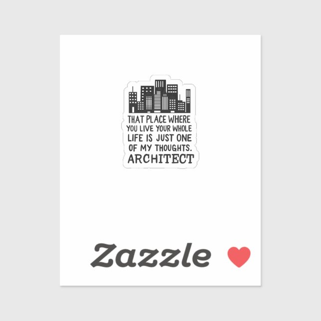Architect Definition Sticker (Sheet)