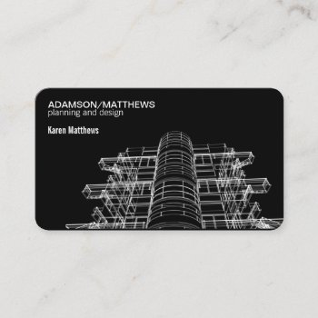 Architect Designer Plans Business Card by SharonCullars at Zazzle