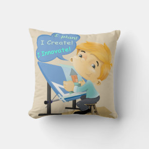 Architect Draftsman and Engineer Pillow