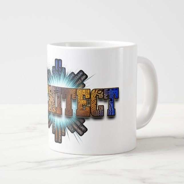 Architect DTW Architects Merch Giant Coffee Mug (Front Right)