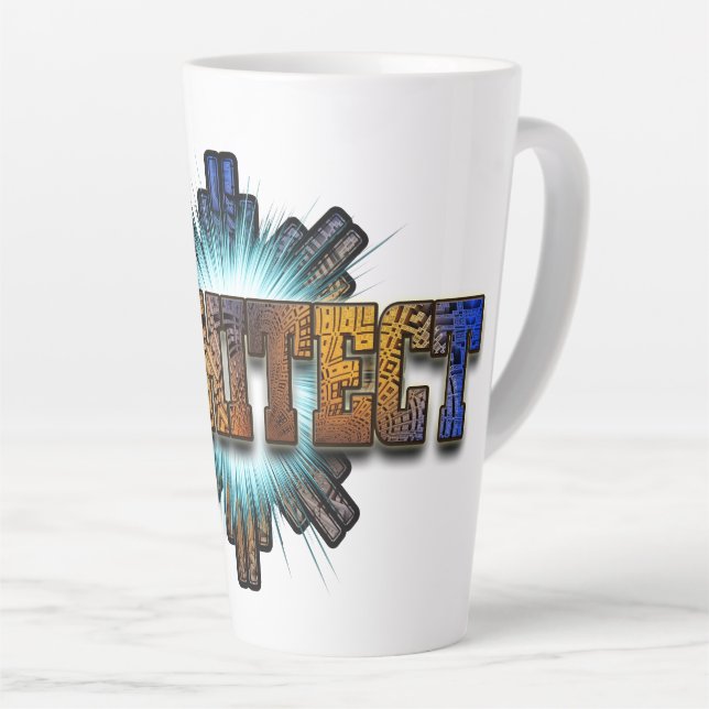 Architect DTW Architects Merch Latte Mug (Right Angle)