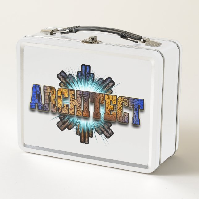 Architect DTW Architects Merch Metal Lunch Box (Front)