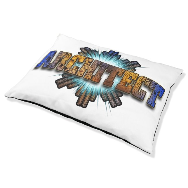 Architect DTW Architects Merch Pet Bed (Angled)