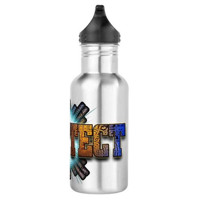 Architect DTW Architects Merch Stainless Steel Water Bottle (Right)