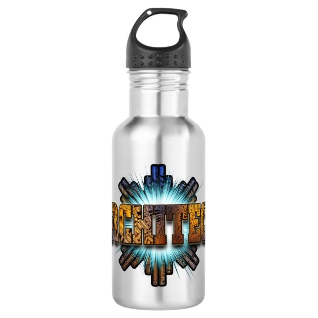 Architect DTW Architects Merch Stainless Steel Water Bottle (Front)