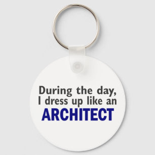 Architect During The Day Keychain