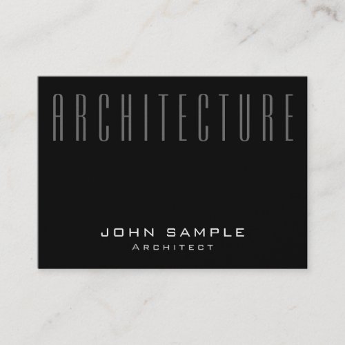 Architect Elegant Professional Deluxe Pearl Finish Business Card