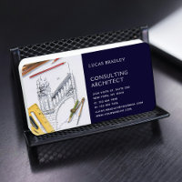 Architect Engineer Construction Blueprint Design