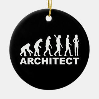 Architect evolution ceramic ornament