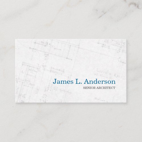 Architect _ Floor Plan business card