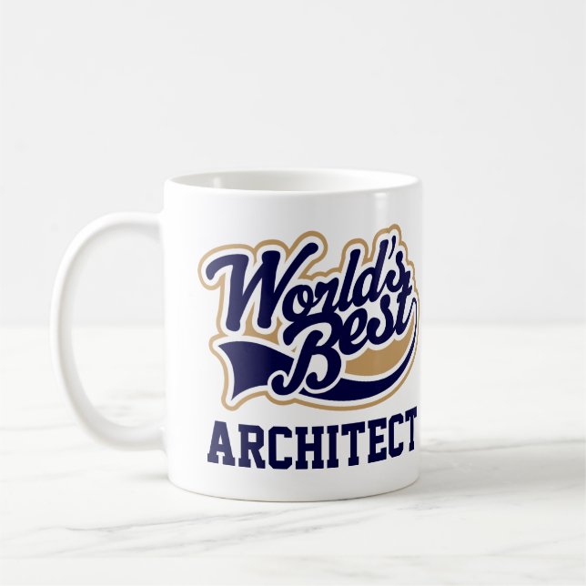 Architect Gift Worlds Best Coffee Mug (Left)